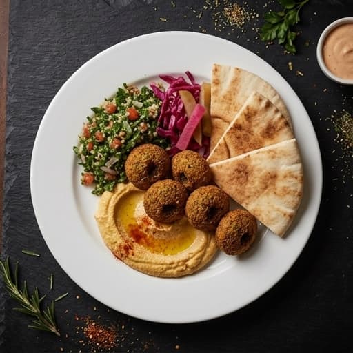 Falafeltallrik
